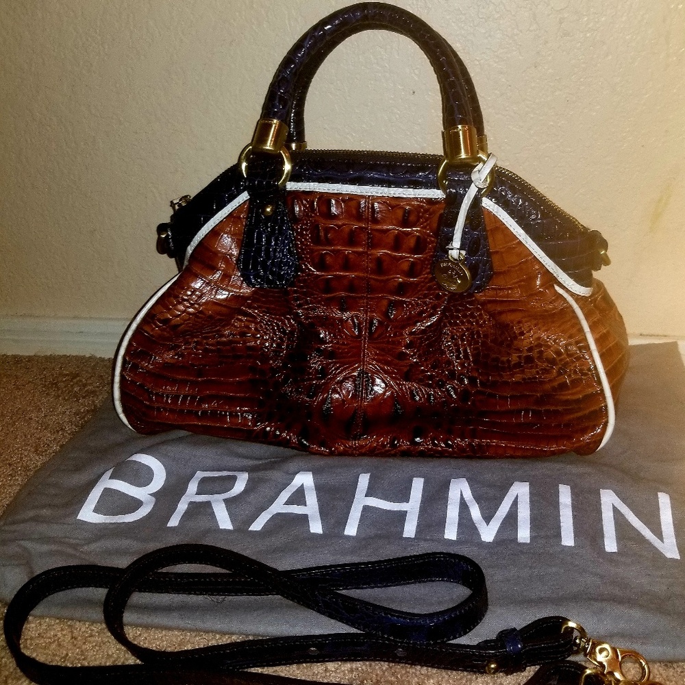 Brahmin Tri-Color Lisa Melbourne Ink color